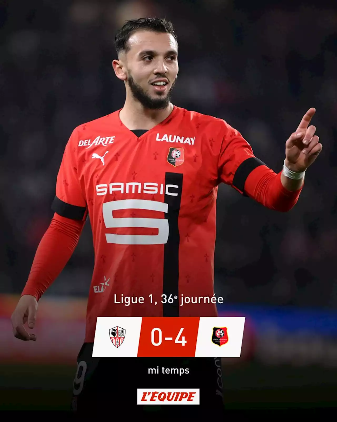 AC Ajaccio 0-5 Rennes, Ligue 1 Uber Eats : Doku brille en Corse