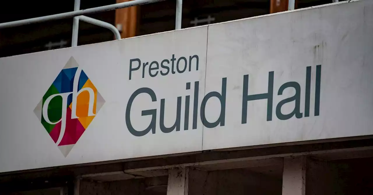 Preston Guild Hall signs removed as work under way to reopen to the public