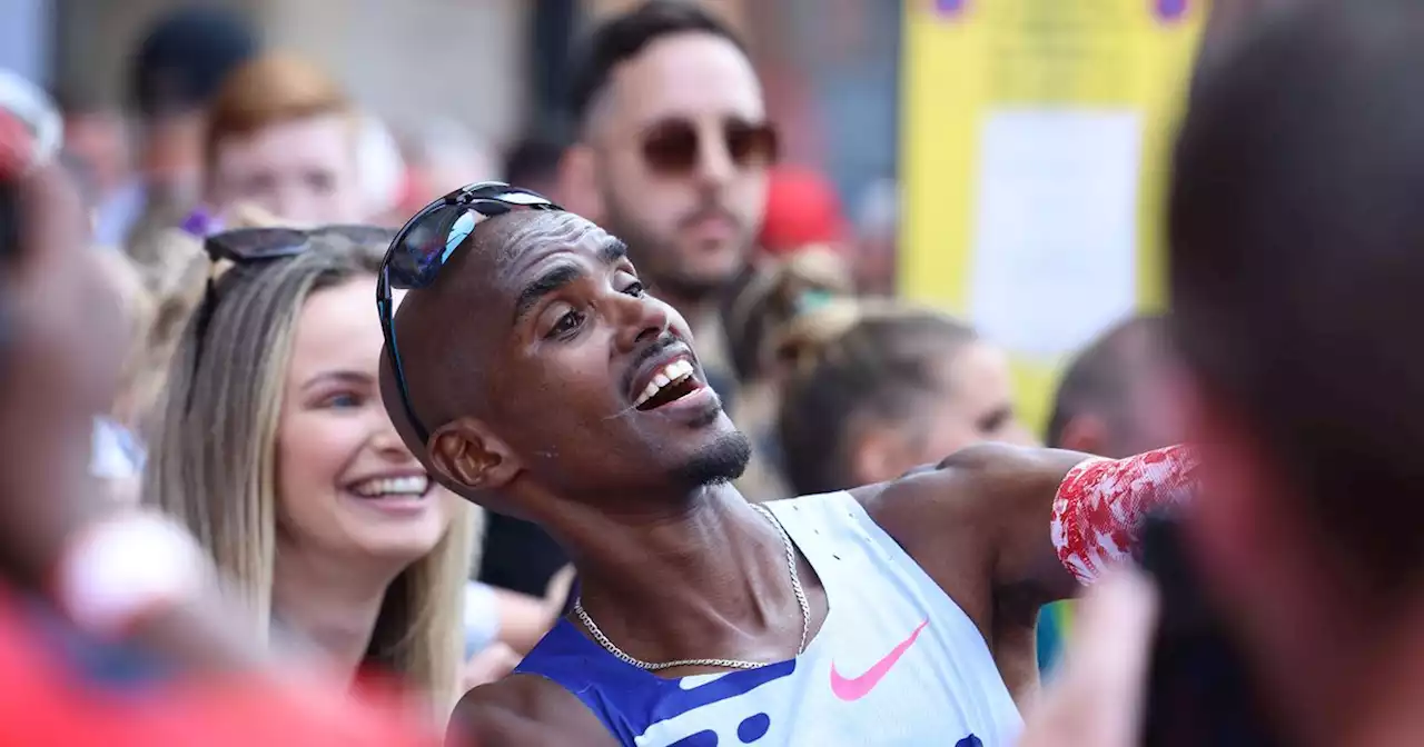 Sir Mo bids farewell to city as thousands complete Great Manchester Run