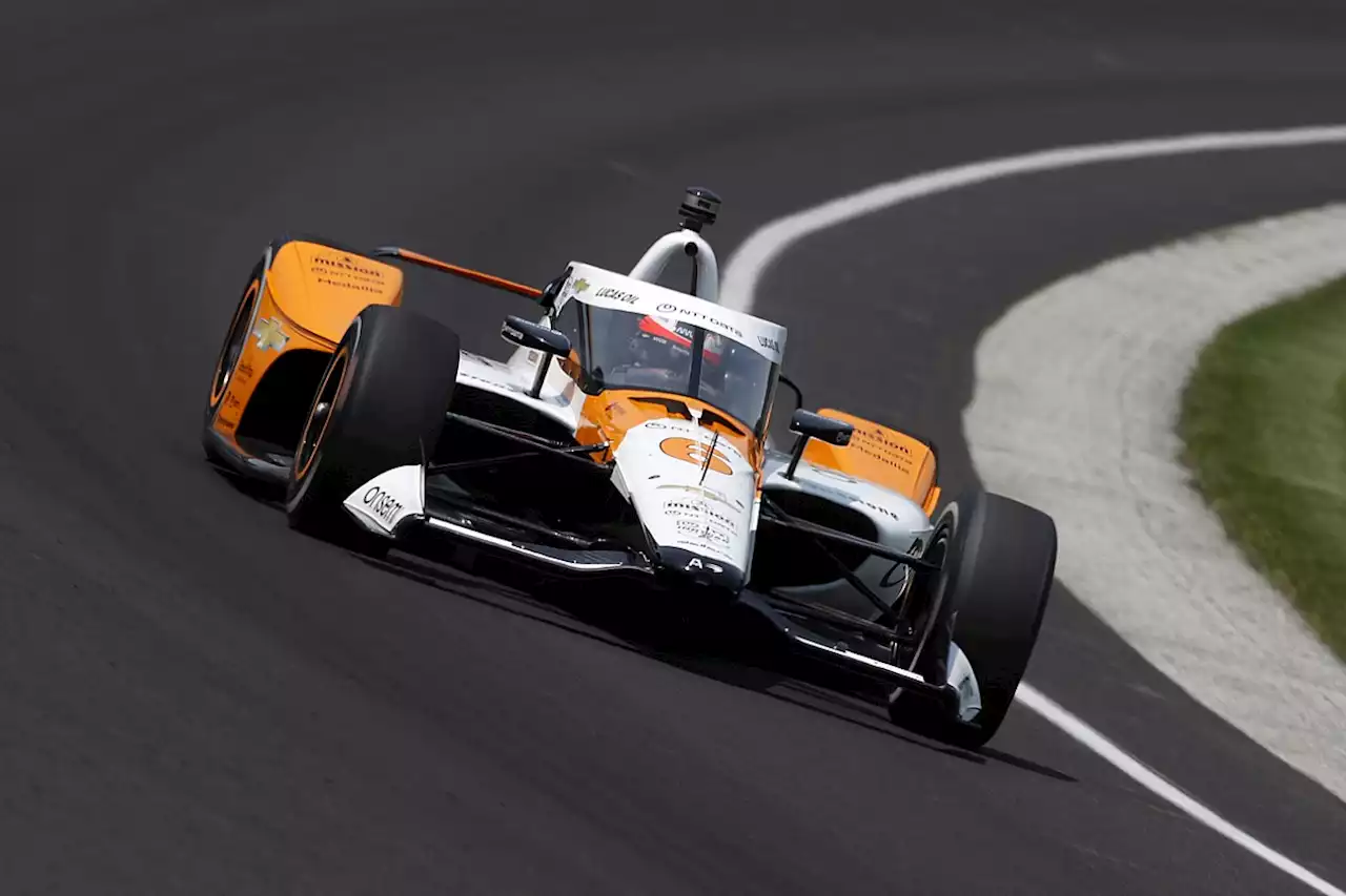 Indy 500: Rosenqvist tops first qualifying in McLaren 1-2