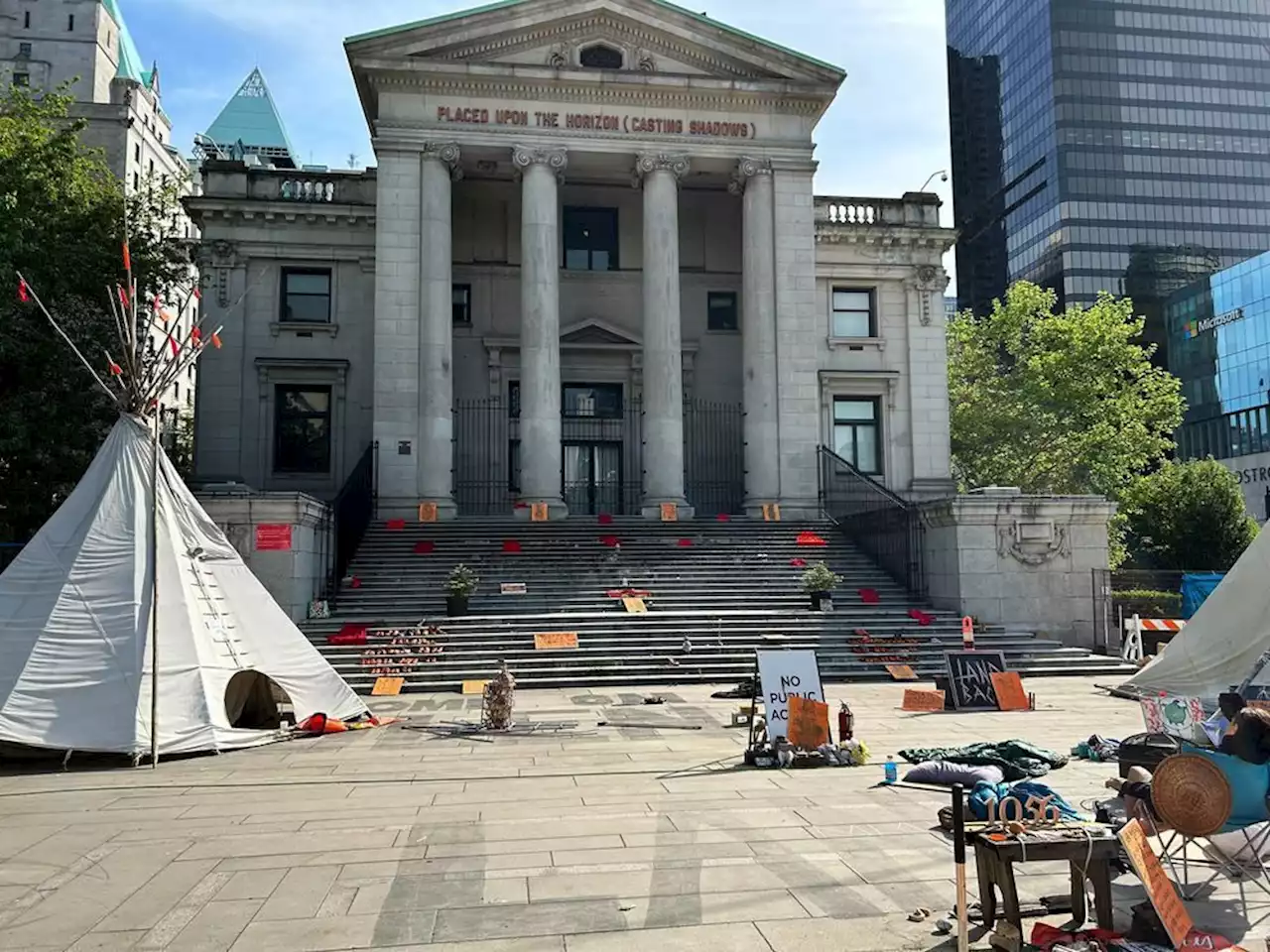 Shoes a part of B.C. memorial for residential school victims disappear before removal