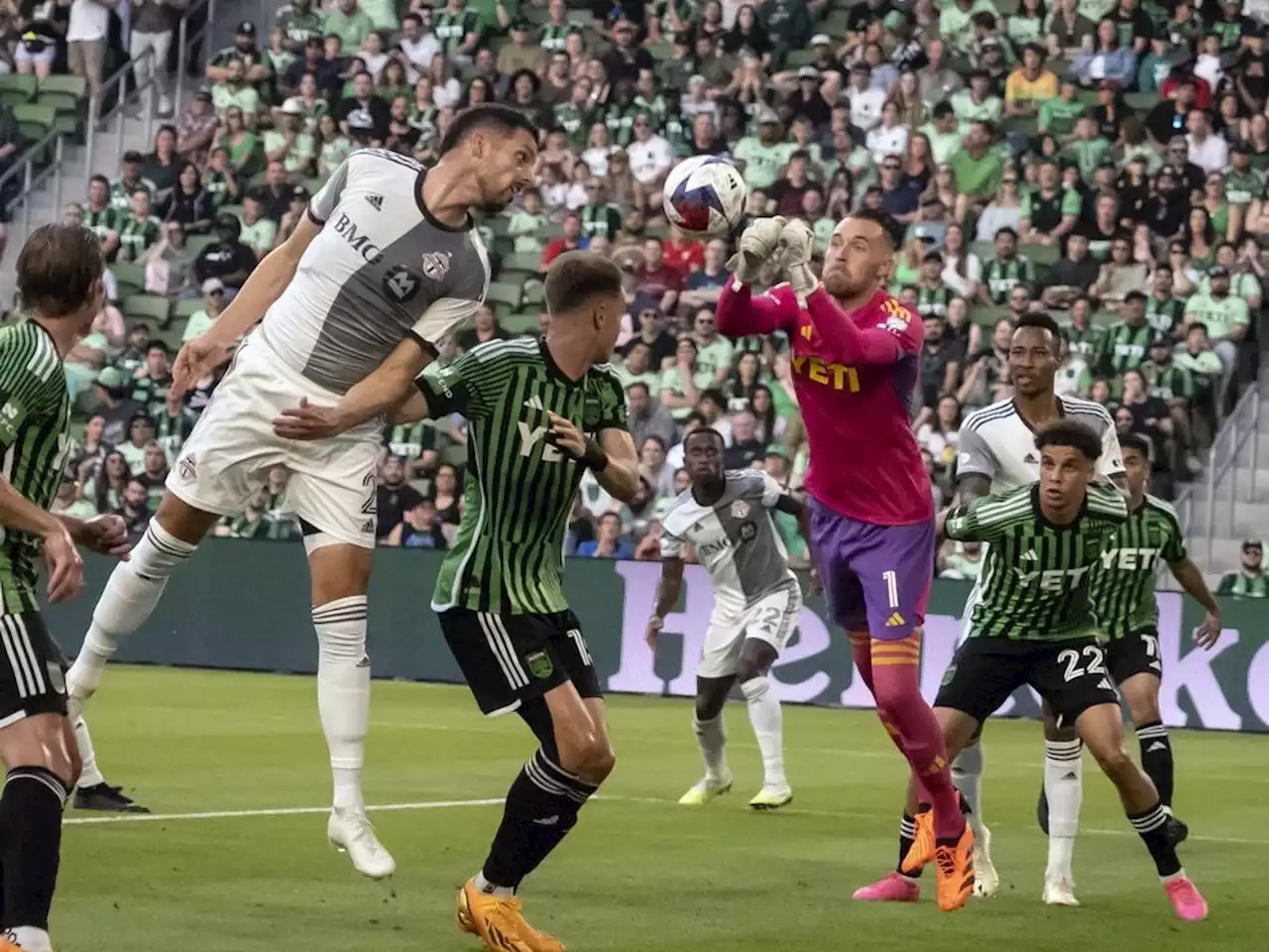 Austin FC scores in injury time to defeat injury-ravaged Toronto FC 1-0