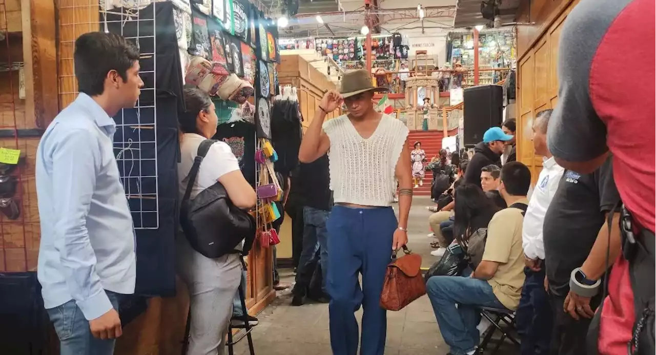 Deslumbra pasarela en el Mercado Hidalgo de Guanajuato Capital