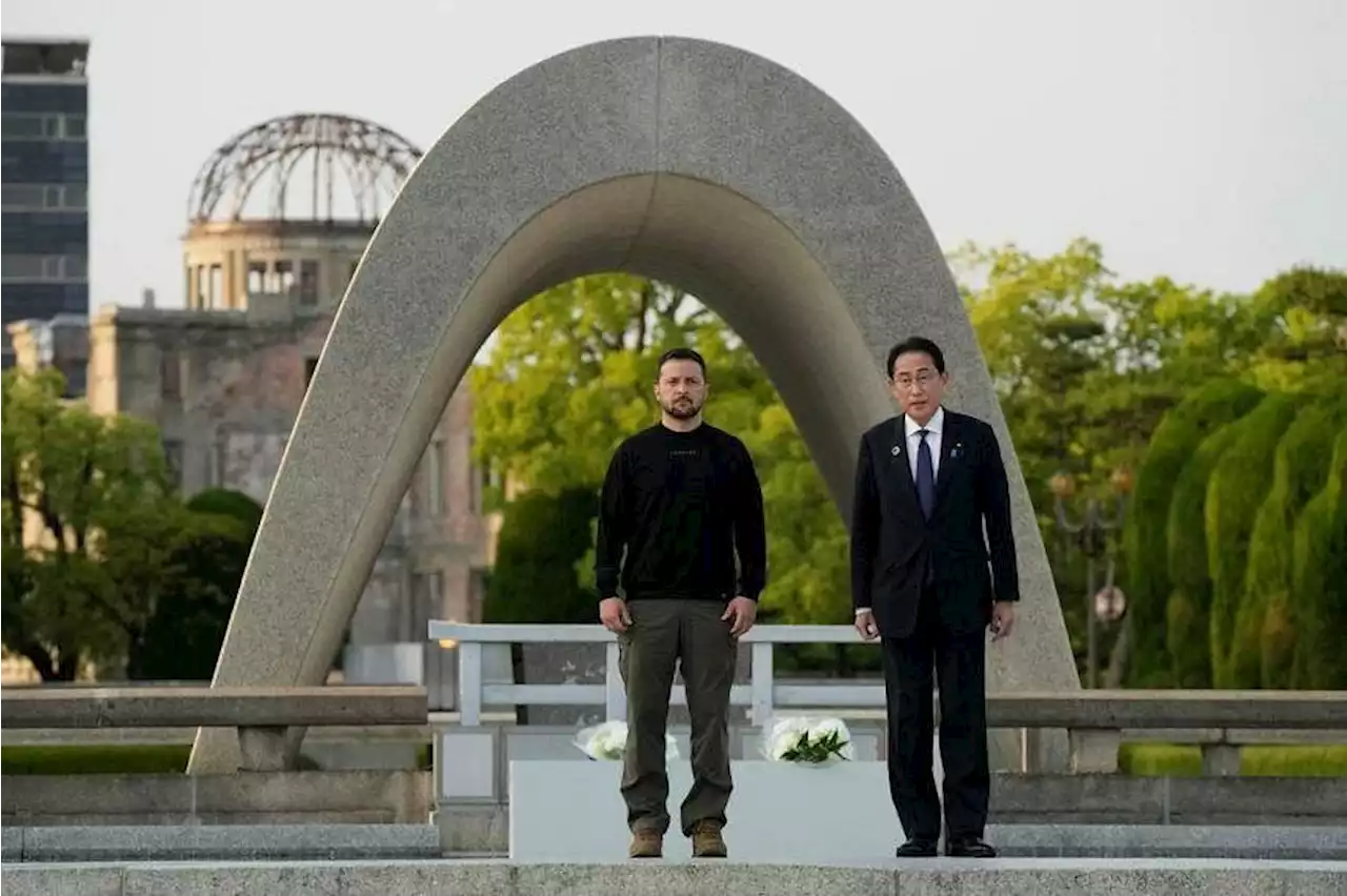 At G-7, Ukraine president Zelensky says destruction of Bakhmut has echoes of Hiroshima bombing