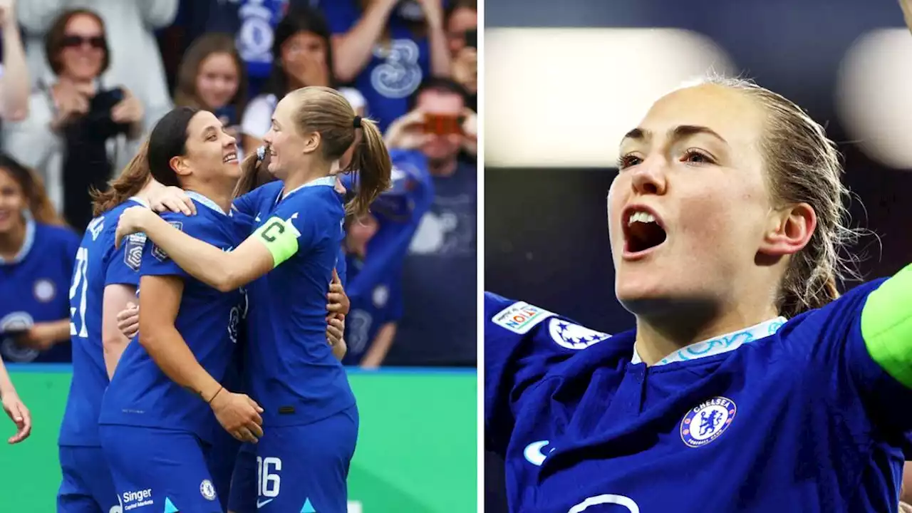 Fotboll: Magdalena Eriksson målskytt i sista hemmamatchen för Chelsea