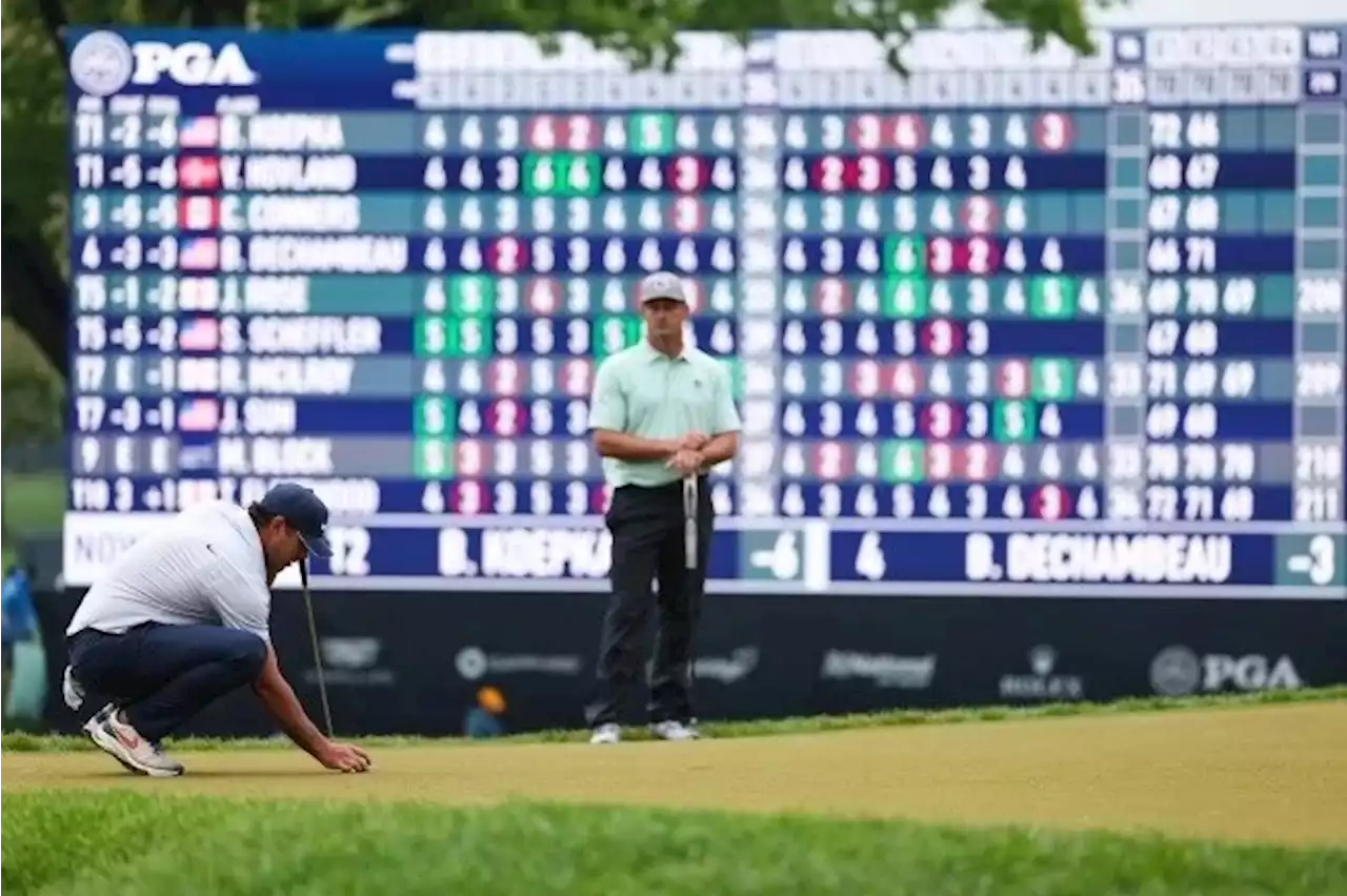 Koepka turns boos to roars in grabbing PGA lead at rainy Oak Hill | The Citizen