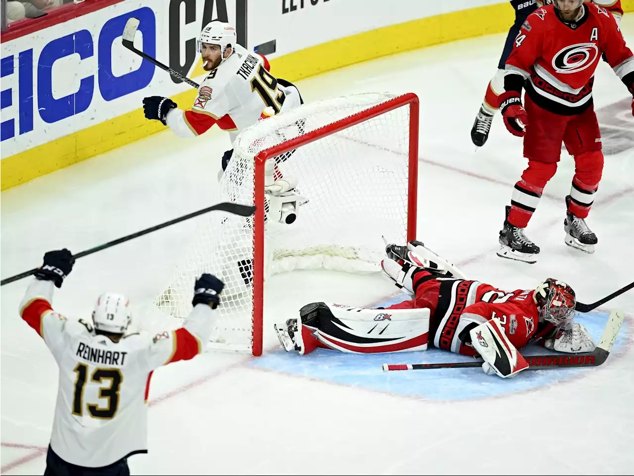 Matthew Tkachuk scores another OT winner, lifts Panthers to 2-0 series lead over Hurricanes