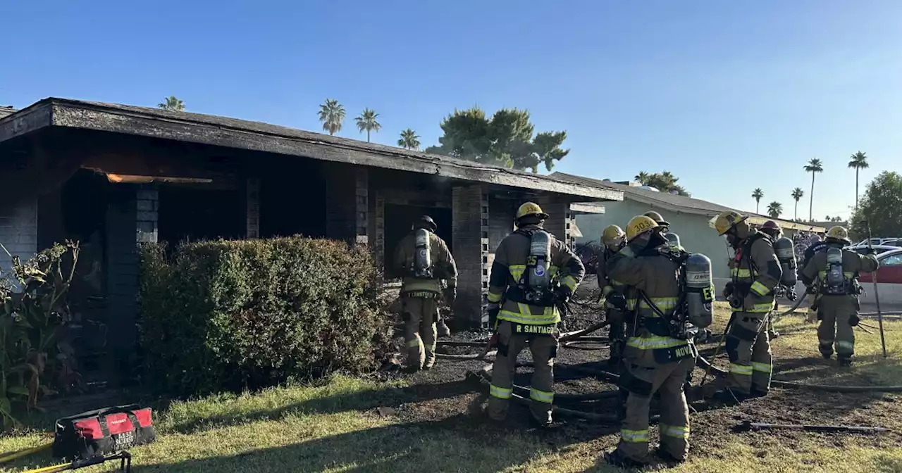 Phoenix Fire Department extinguishes three residential fires Sunday morning