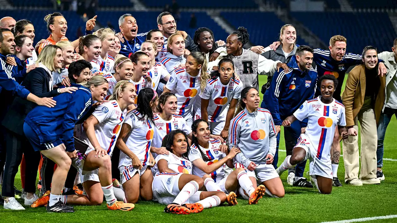 D1 féminine: l’OL remporte la 'finale' face au PSG et décroche son 16e titre