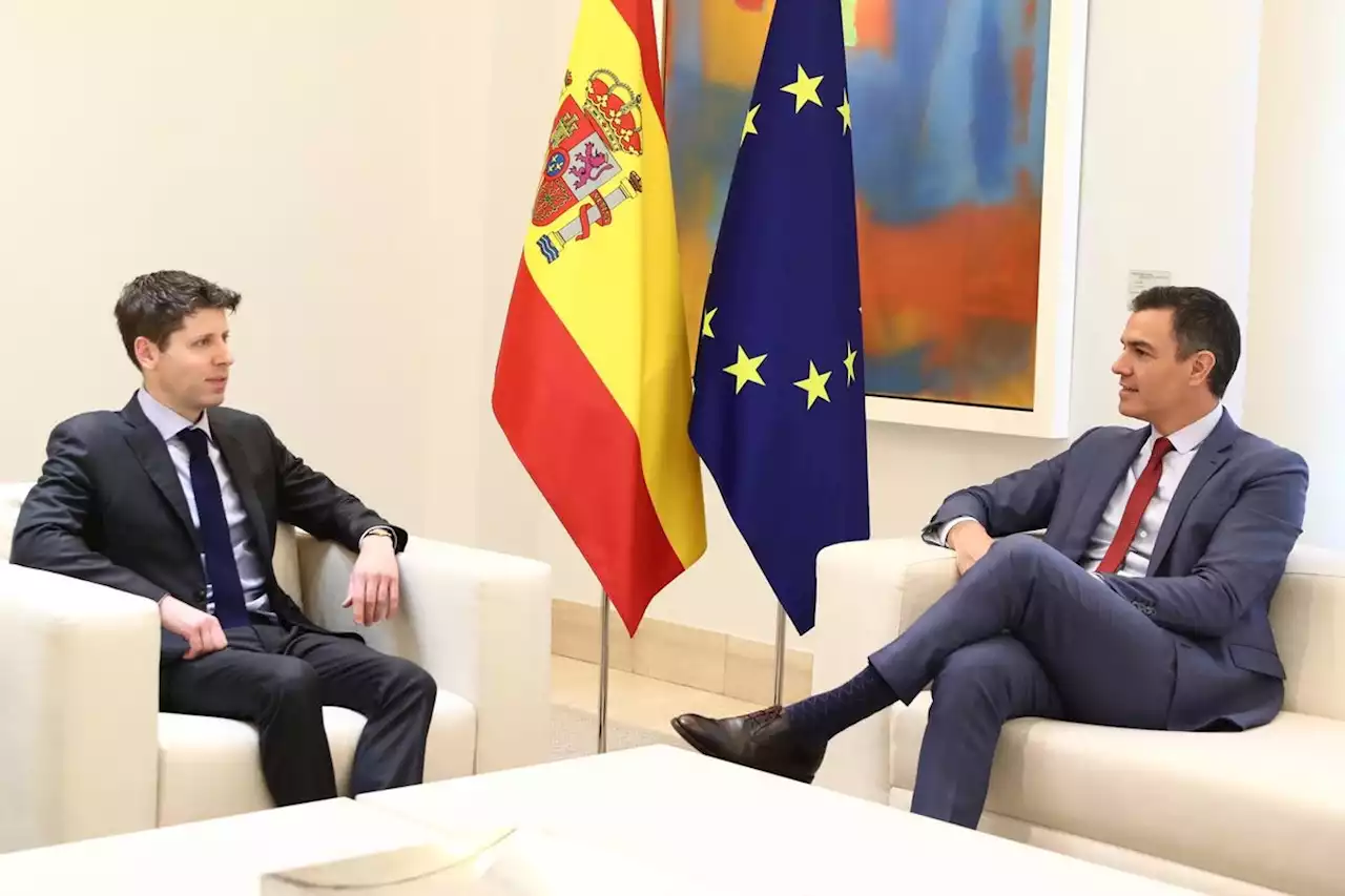 Sánchez defiende ante el creador de ChatGPT un órgano de supervisión común para la inteligencia artificial