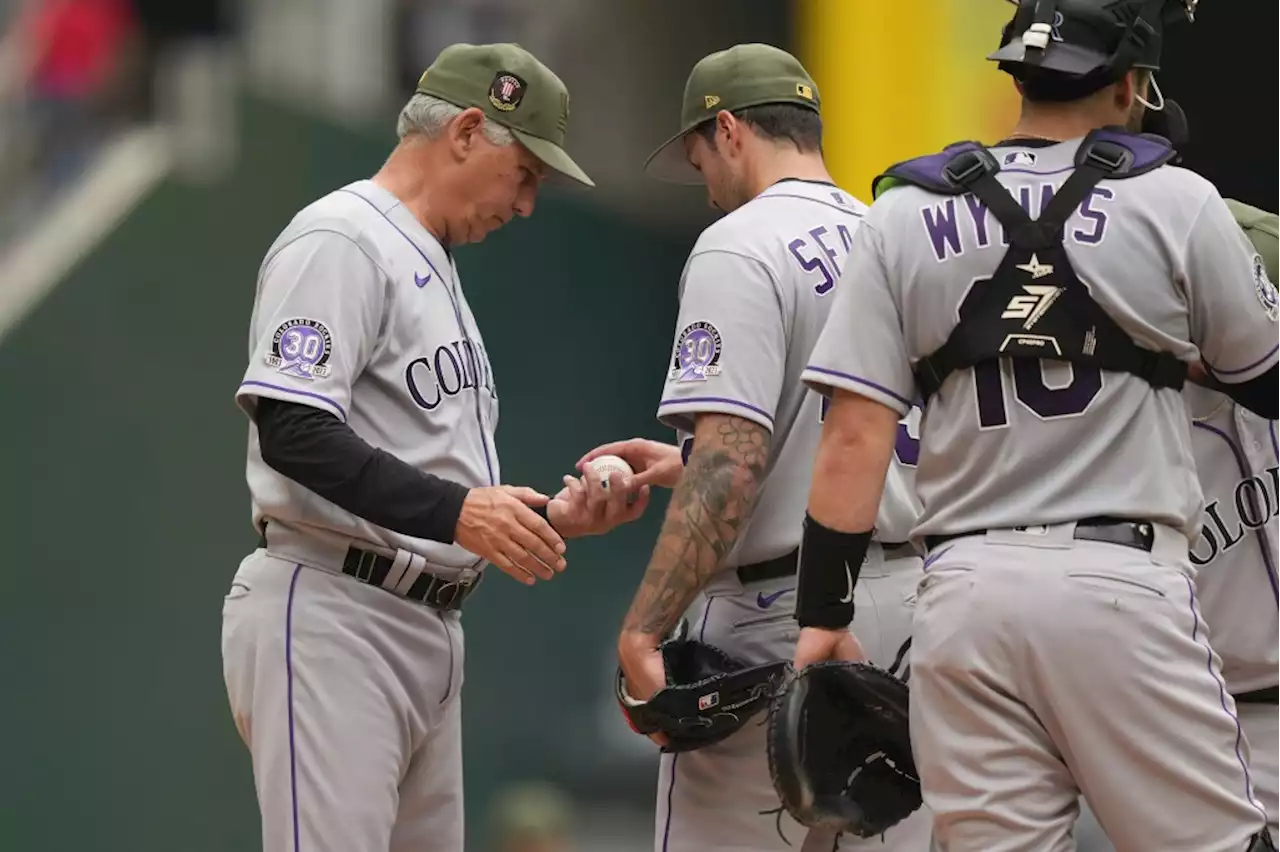 Rangers complete sweep of Rockies with third consecutive blowout victory