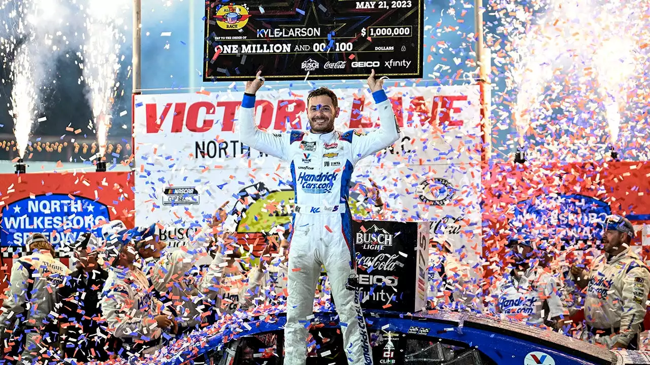 Kyle Larson dominates NASCAR All-Star Race at North Wilkesboro Speedway