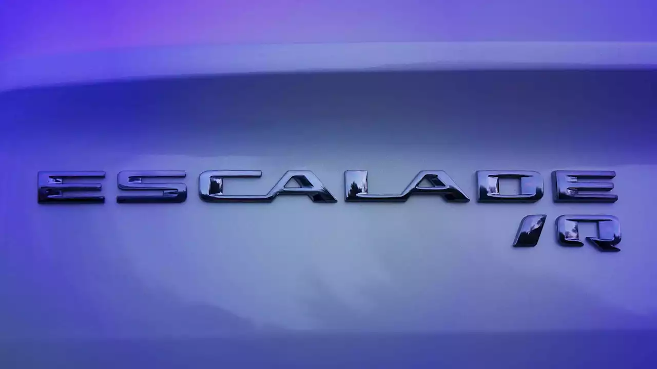 Cadillac Escalade IQ Is The First All-Electric Escalade