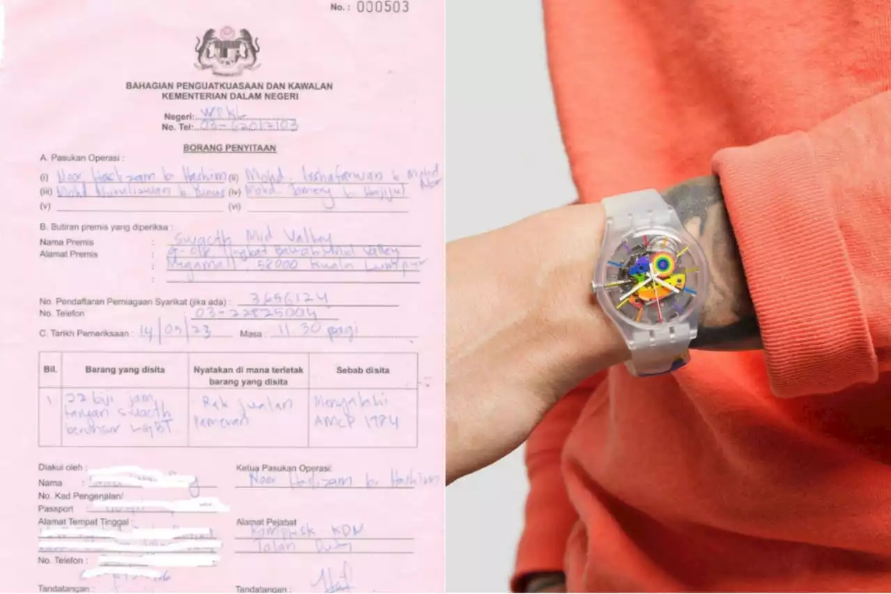 M’sian Authorities Conduct Raids & Seizures At Local Swatch Stores Over New Pride Collection