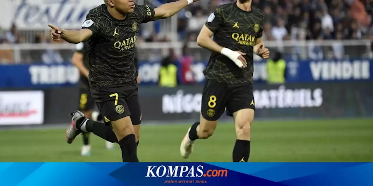 Hasil Auxerre Vs PSG 1-2, Messi dkk Selangkah Lagi Juara Ligue 1