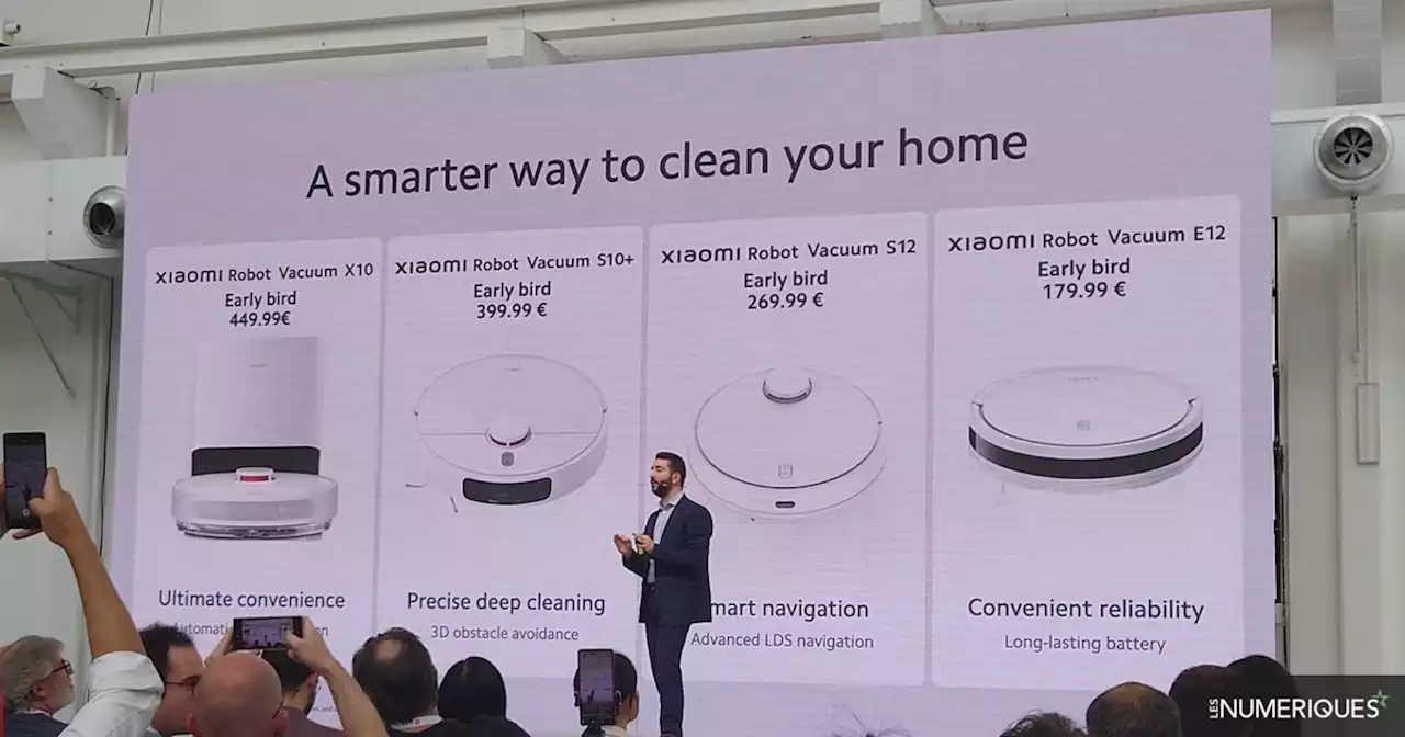 Robot Vacuum X10, S10+, S12 & E12 : les aspirateurs-robots Xiaomi en promo pour leur lancement