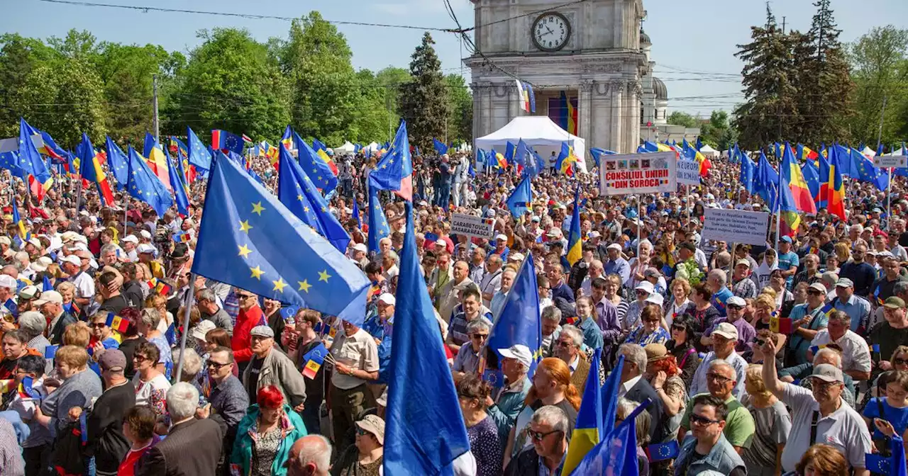 En Moldavie, un grand rassemblement en faveur de l'entrée dans l'UE