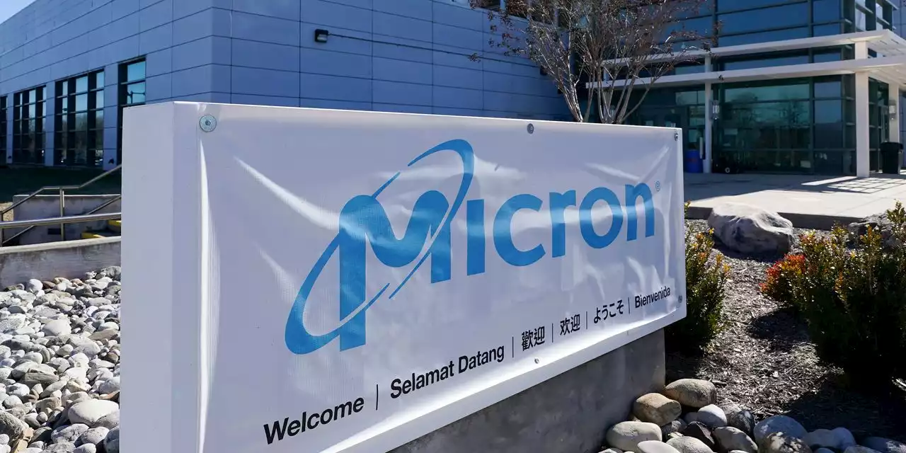 Micron shares slump after China threat, while Meta slips after record fine