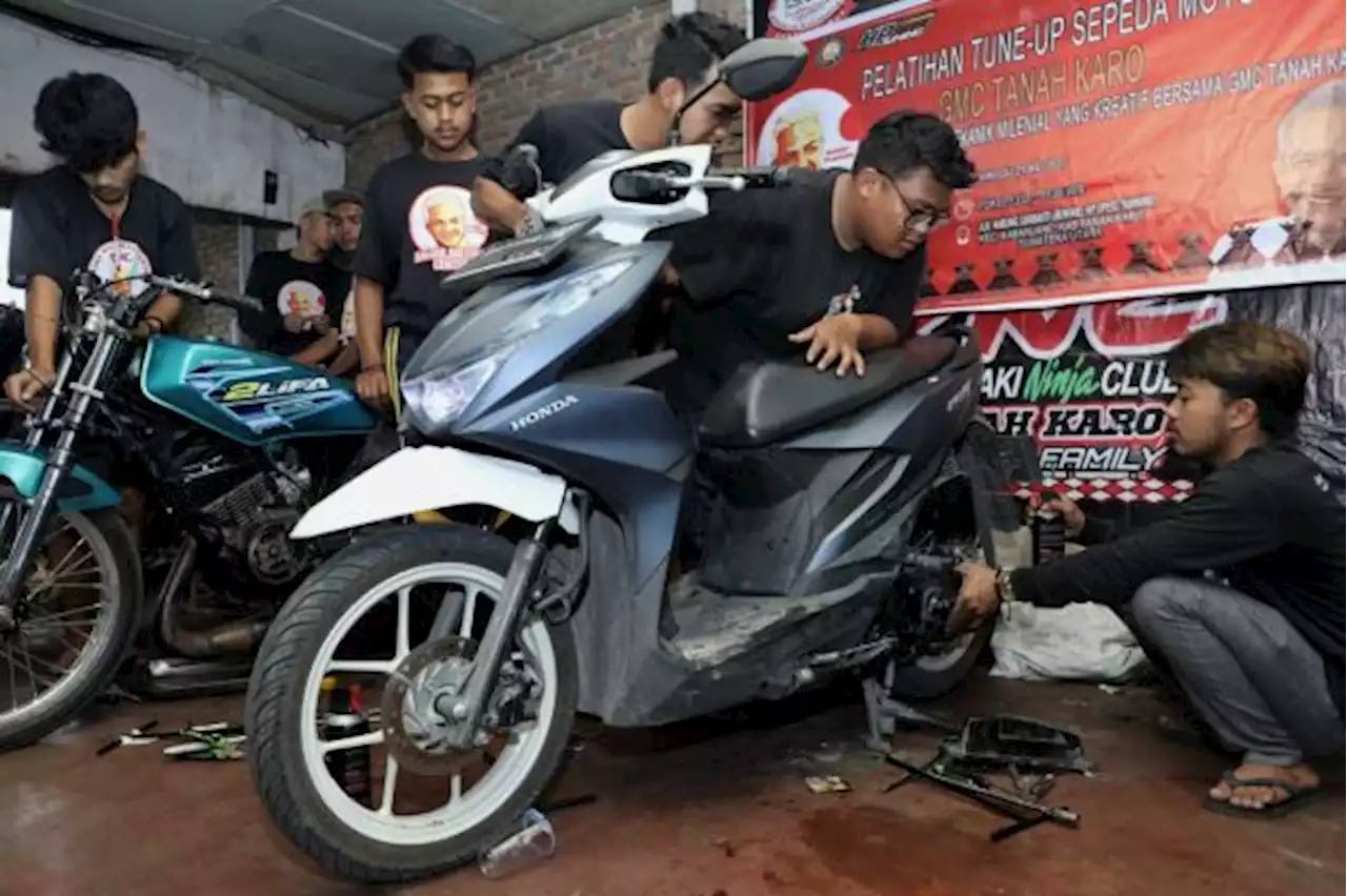 Gaet Anak Muda, GMC Gelat Pelatihan Mekanik Sepeda Motor di Kabupaten Karo