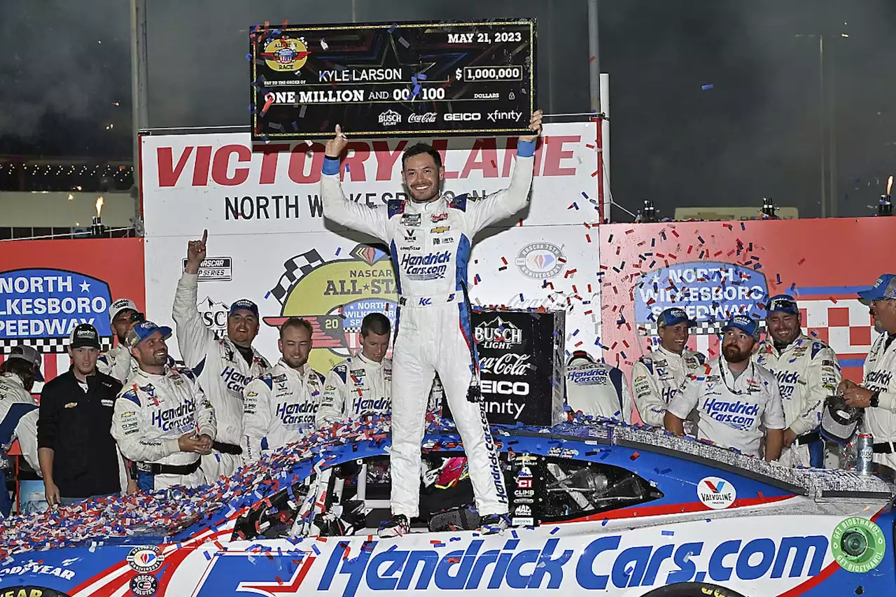 Larson dominates North Wilkesboro for third NASCAR All-Star win