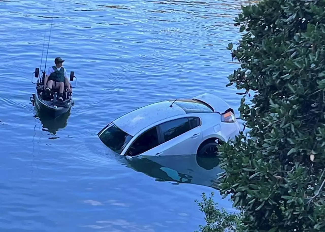 Crews Respond to Submerged Vehicle Near Cupertino