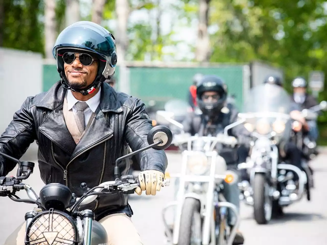 Distinguished Gents take to the streets on classic motorcycles for men's health