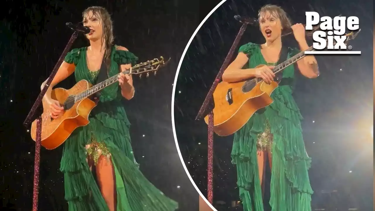 Drenched Taylor Swift performs ‘entire 3.5 hour show’ in pouring rain on Eras Tour | Page Six