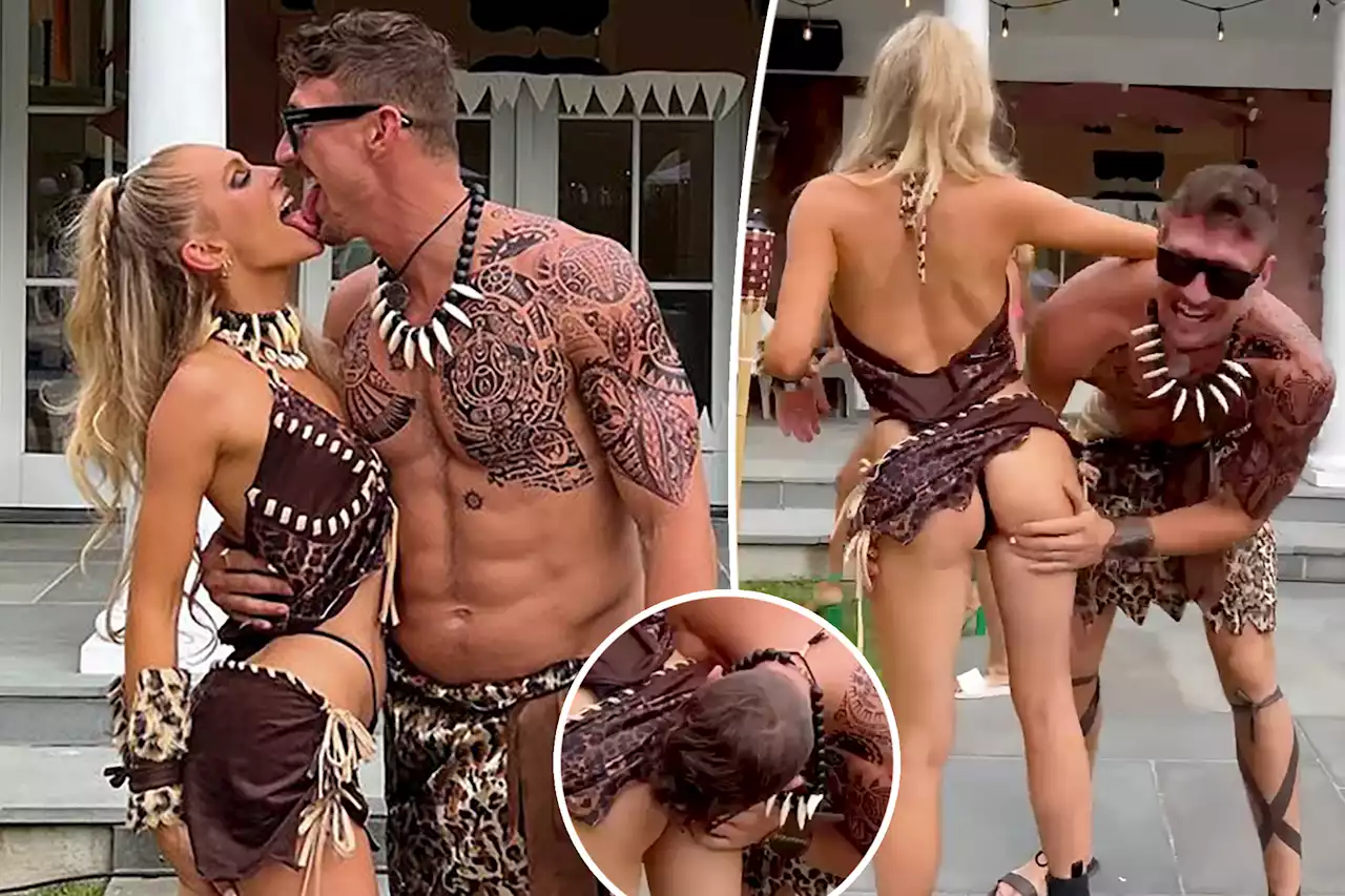 ‘Summer House’ star Kory Keefer bites girlfriend Sam Feher’s thong-clad booty