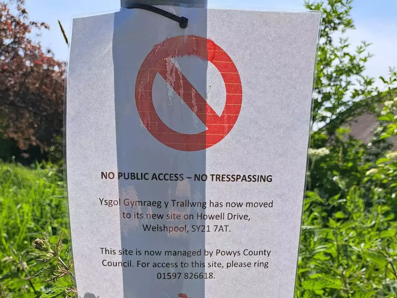 Outcry as 'No Public Access' sign goes up on path used by generations of townsfolk