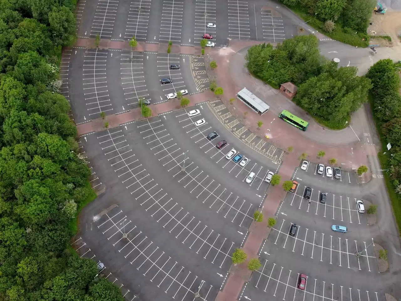 Park and ride site in Shrewsbury up and running again after travellers move off