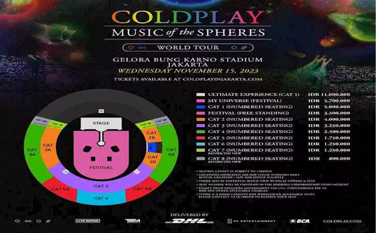 Pengakuan Calo di Balik Naiknya Harga Tiket Konser Coldplay, Untung Rp3 Juta