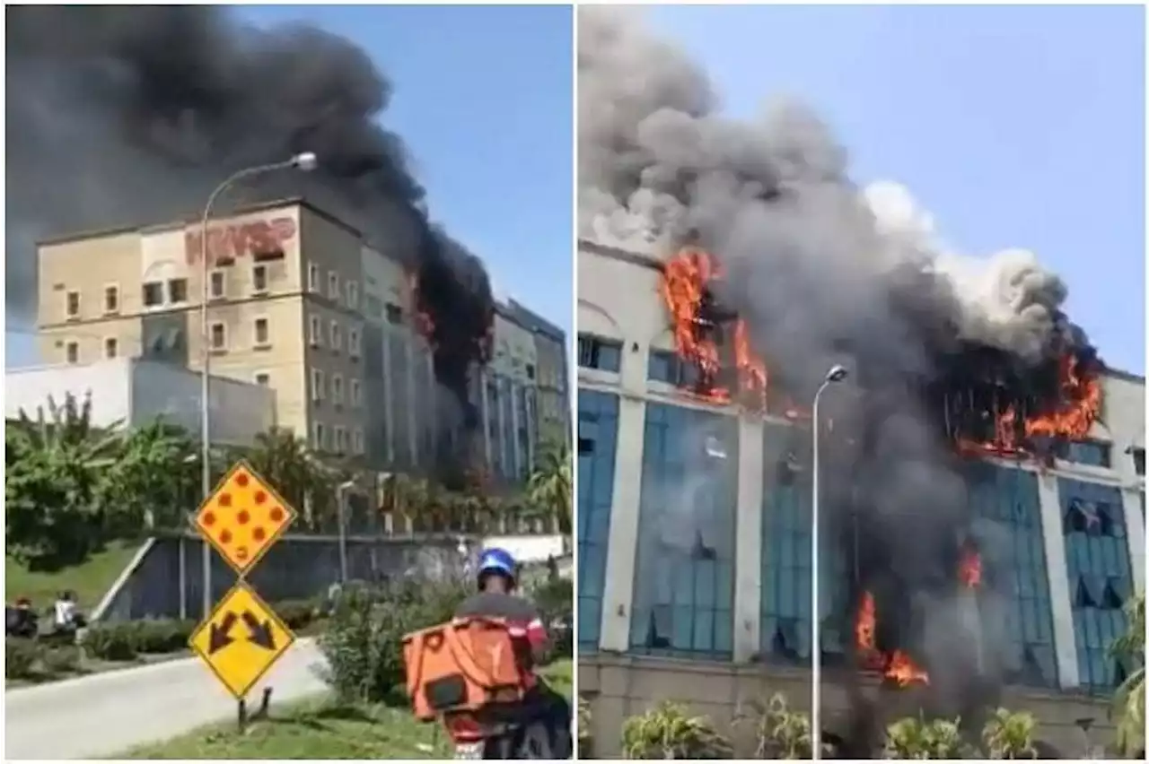 Fire breaks out at former pension fund building near KL