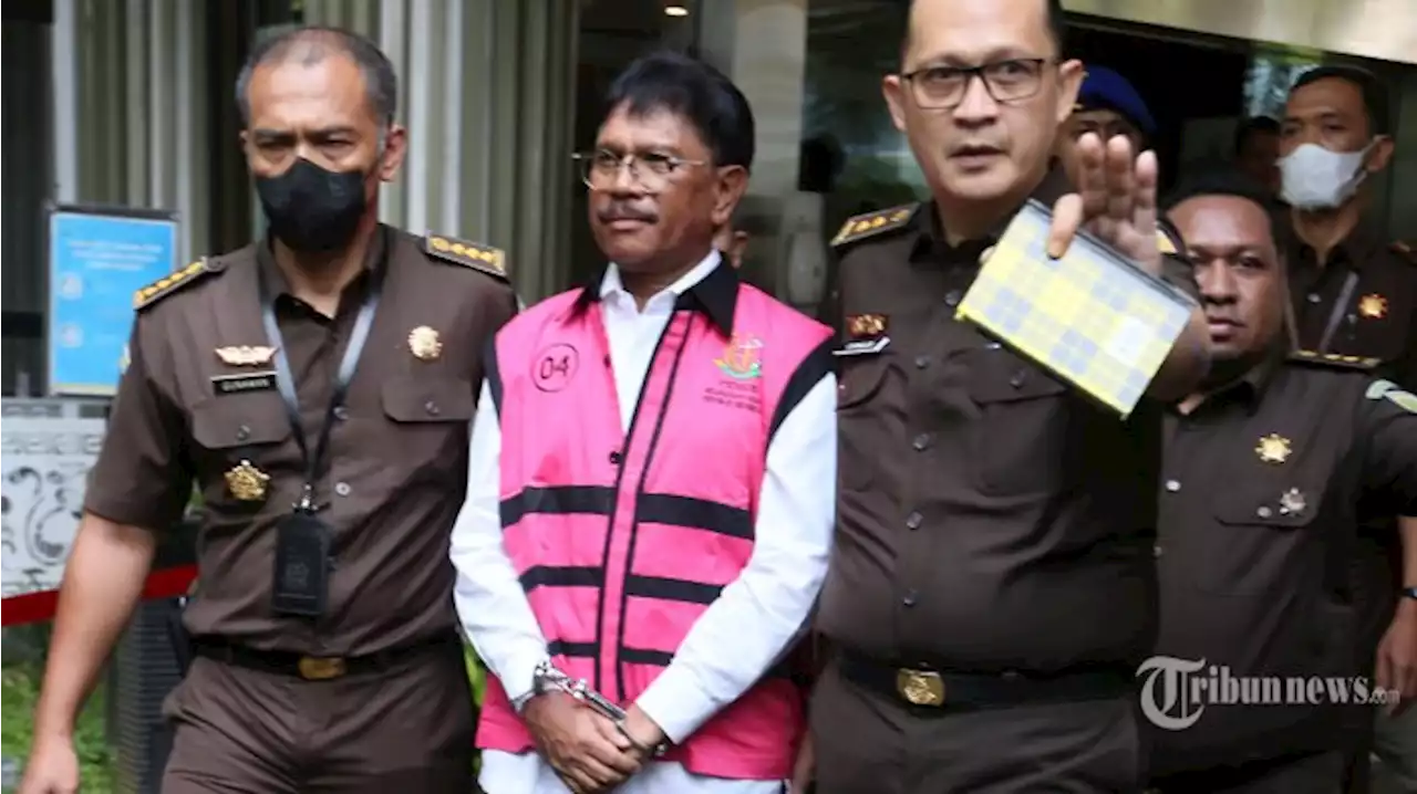 Jaksa Sita Mobil Mewah Johnny G Plate, Anies Minta Kasus Korupsi BTS Diusut Tuntas - Tribunnews.com