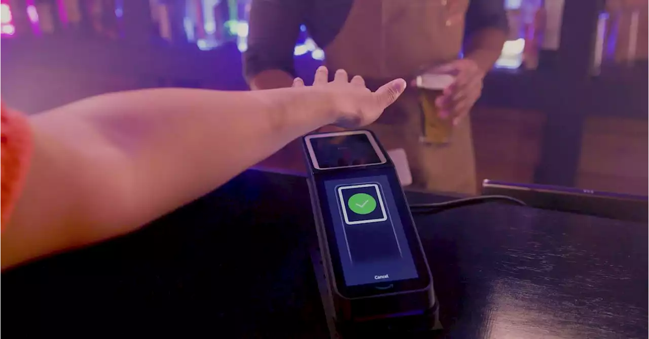 Amazon’s palm-scanning technology can let you buy a drink without getting out your ID