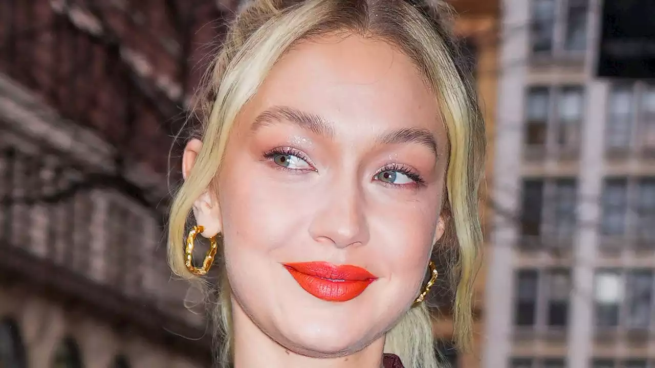 Gigi Hadid Looks Like IRL Barbie With a Platinum Bombshell Blowout