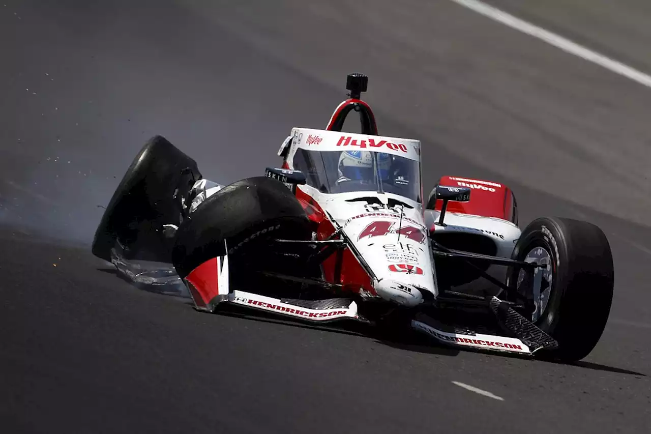 Legge, Wilson suffer first major crash of Indy 500 practice