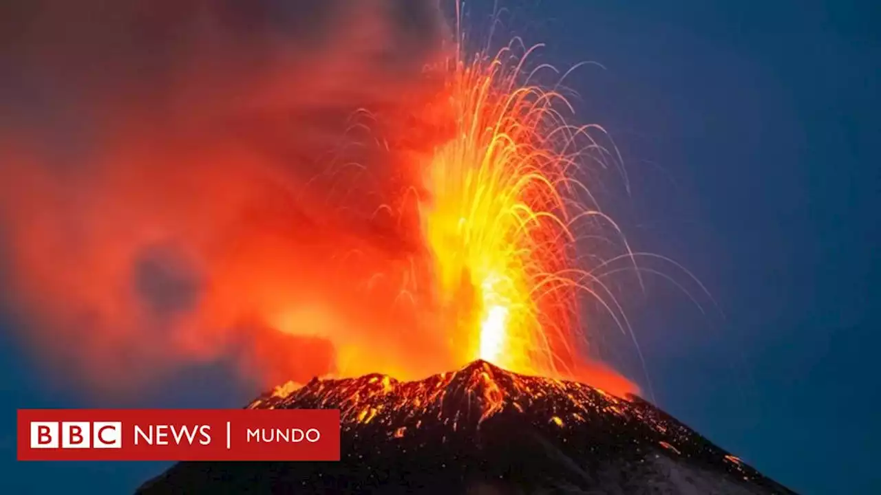 Las espectaculares imágenes de la erupción del volcán Popocatépetl que tiene en alerta a México - BBC News Mundo