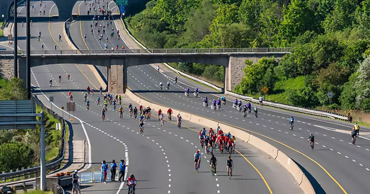 Thousands of cyclists will shut down two Toronto highways next month