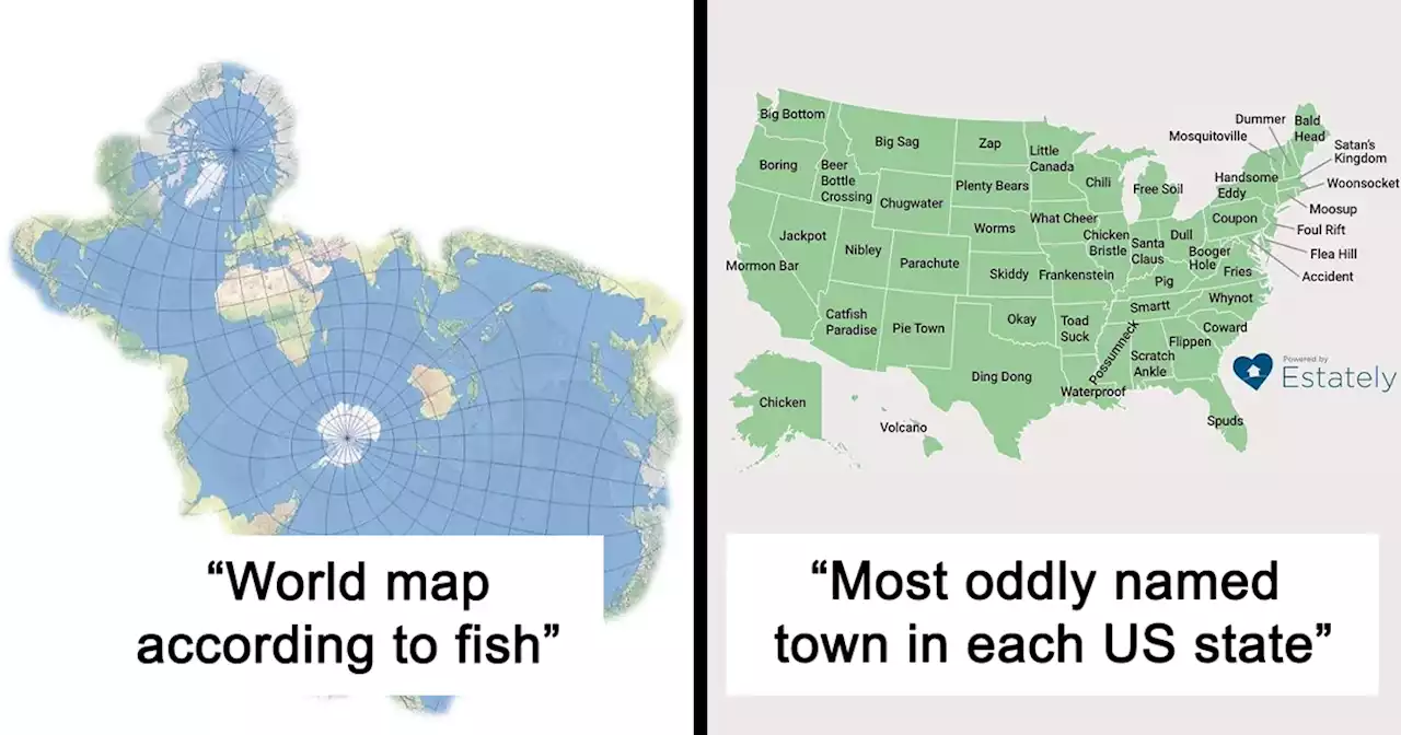 30 Terrible Maps That Are As Funny As They’re Useless (New Pics)