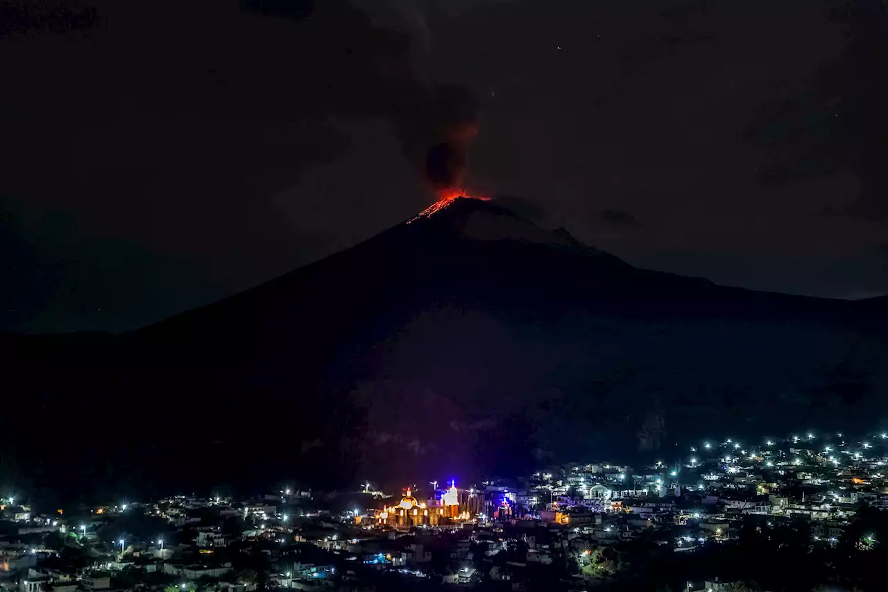 Gobierno de México supervisó ruta de evacuación en Puebla por volcán Popocatépetl