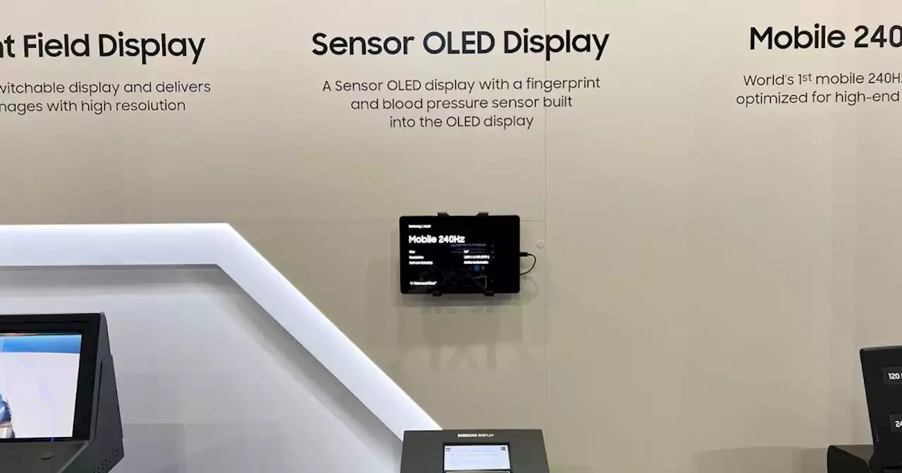 Samsung's new Sensor OLED display can read fingerprints anywhere on the screen | Engadget