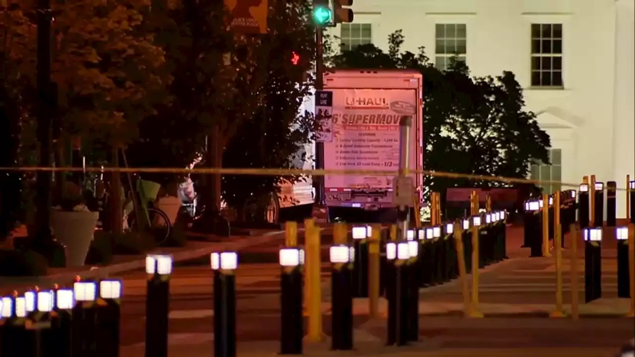 U-Haul truck crashes into barriers near White House, suspect in custody: officials