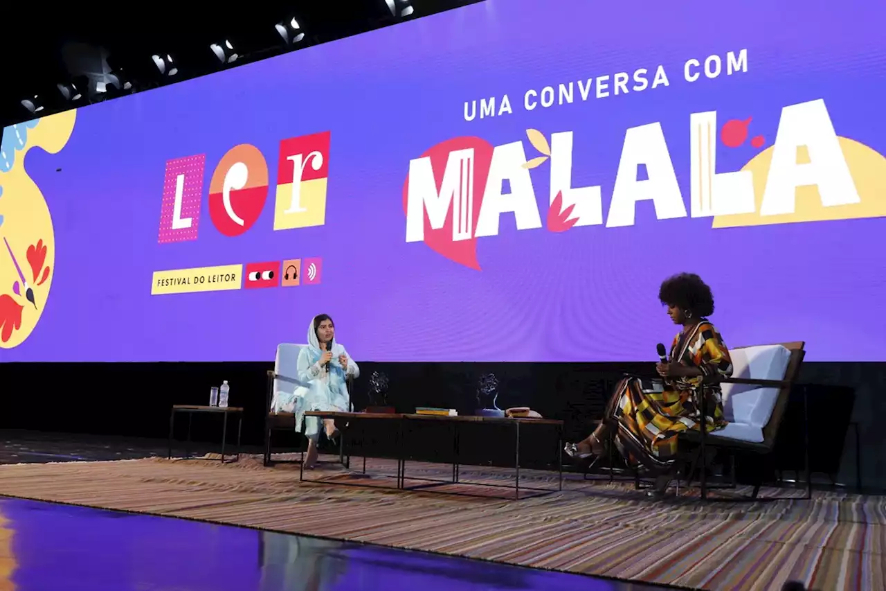 Em evento com Maju Coutinho, Malala revela que gosta de 'Frozen', ouve Beyoncé e é fã de 'Sucession'