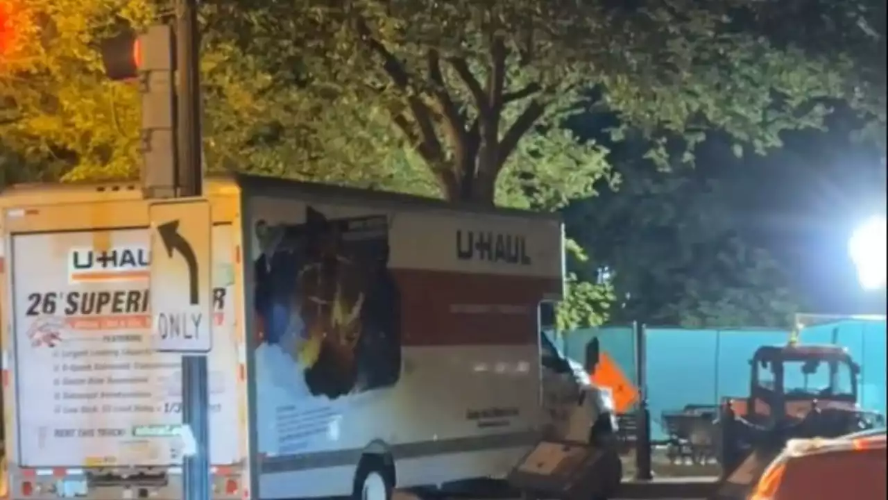 WATCH: U-Haul crashes into barricades near White House