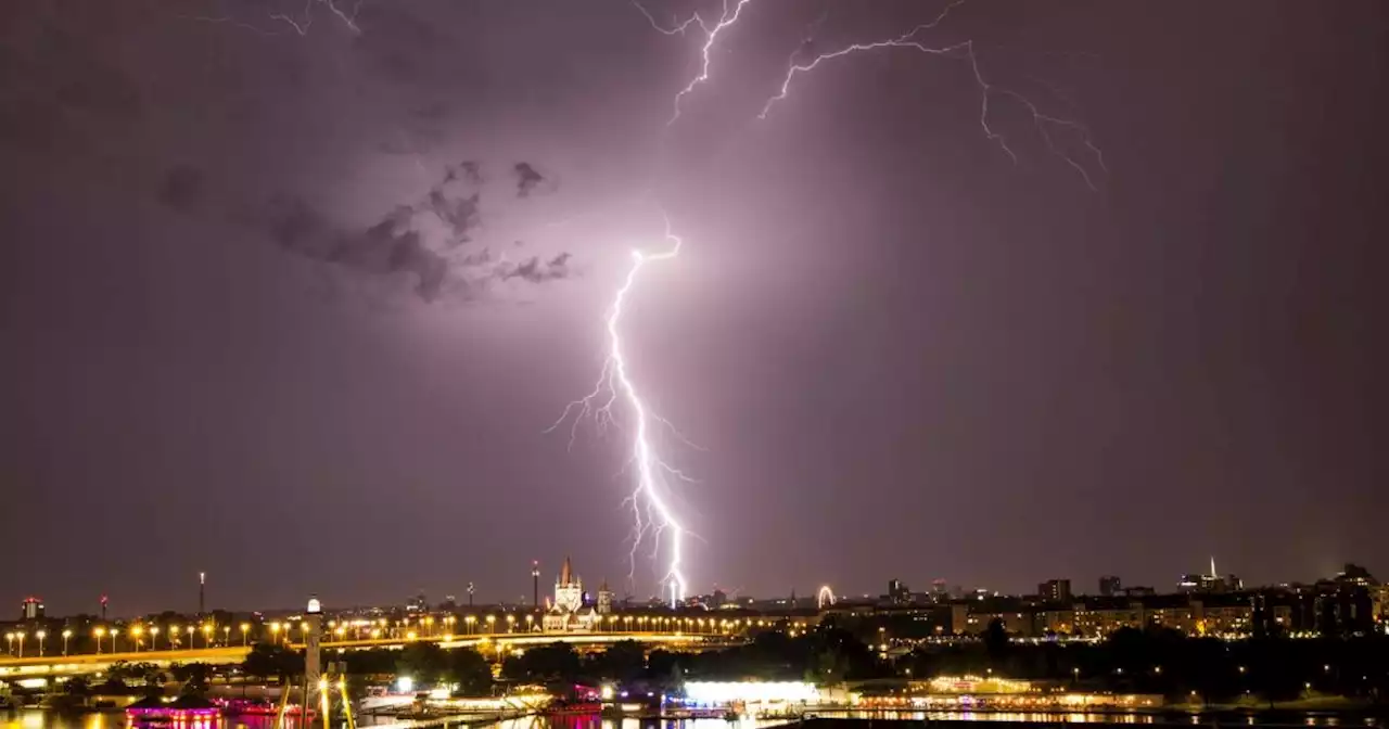 Neue Gewitterfront auf dem Weg nach Wien