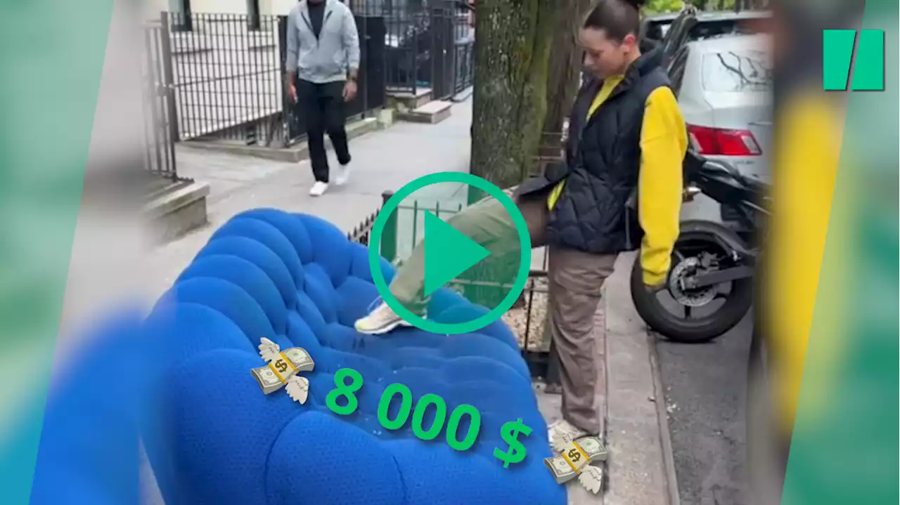 Ce canapé à 8000 dollars trouvé à New York dans la rue enflamme les débats