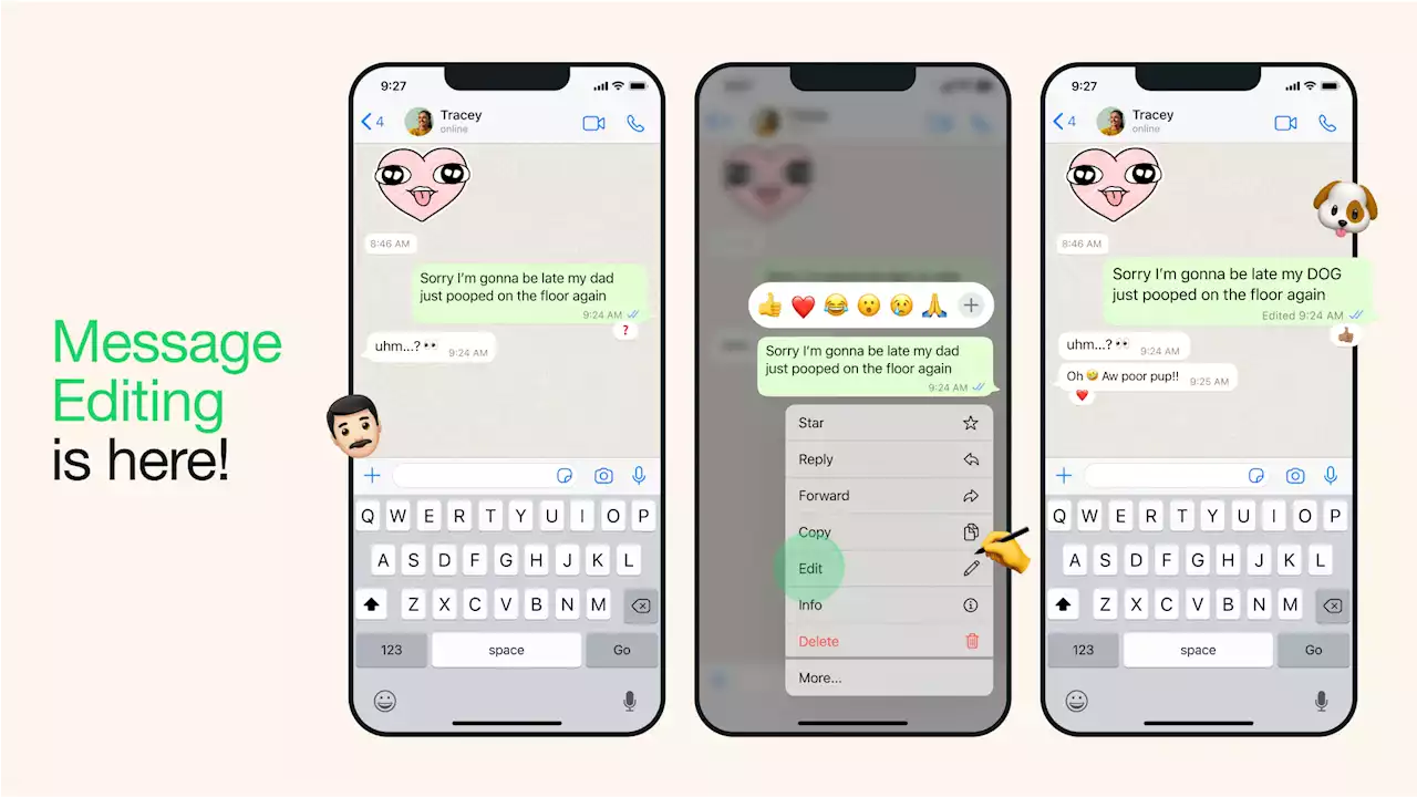 WhatsApp Officially Rolls Out New Message Editing Feature