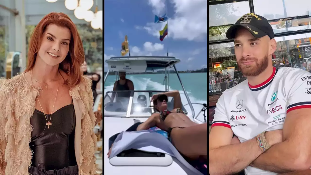 VIDEO. '¡Eso, qué te presuman!': Carolina Cruz y el Piloto Jamil Farah estuvieron juntos de vacaciones