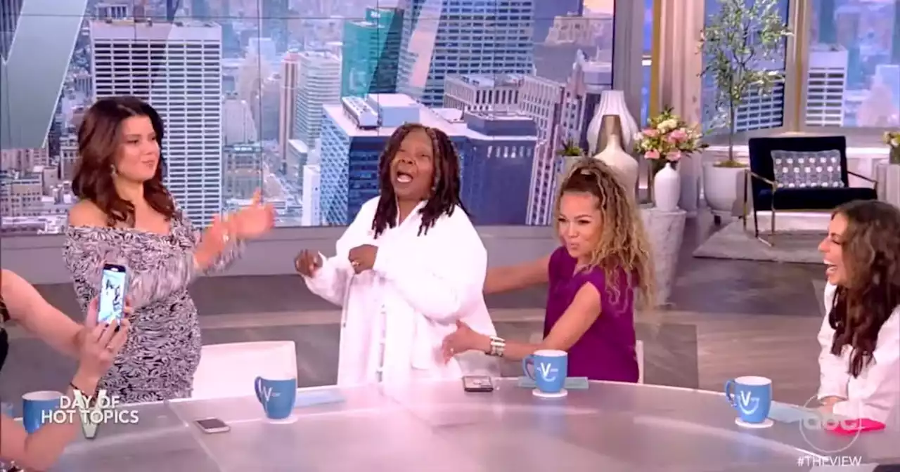 Whoopi Goldberg Gave Sunny Hostin a Lap Dance on The View