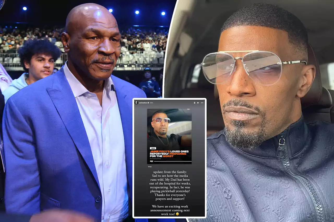 Mike Tyson reveals Jamie Foxx’s ‘mystery’ health condition: ‘He’s not feeling well’